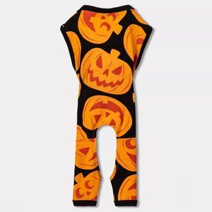 Halloween Pumpkins Matching Family Dog and Cat Pajamas Size S